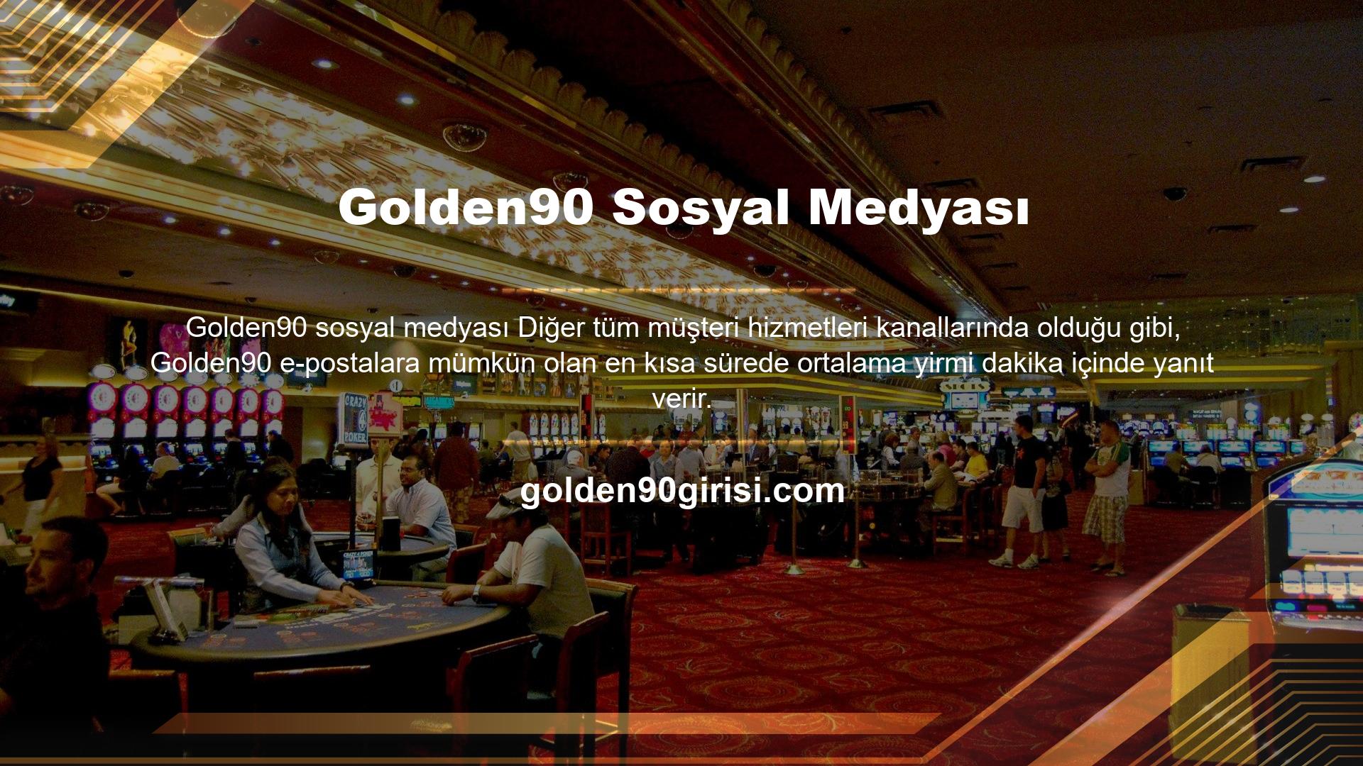 Üyelerle yakın iletişime önem veren Golden90, doğal olarak sosyal medya kanallarını da aktif olarak kullanıyorlar