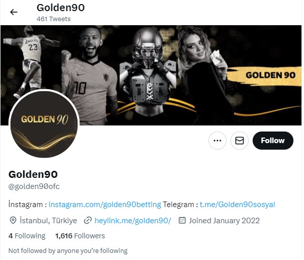 Golden90 Twitter