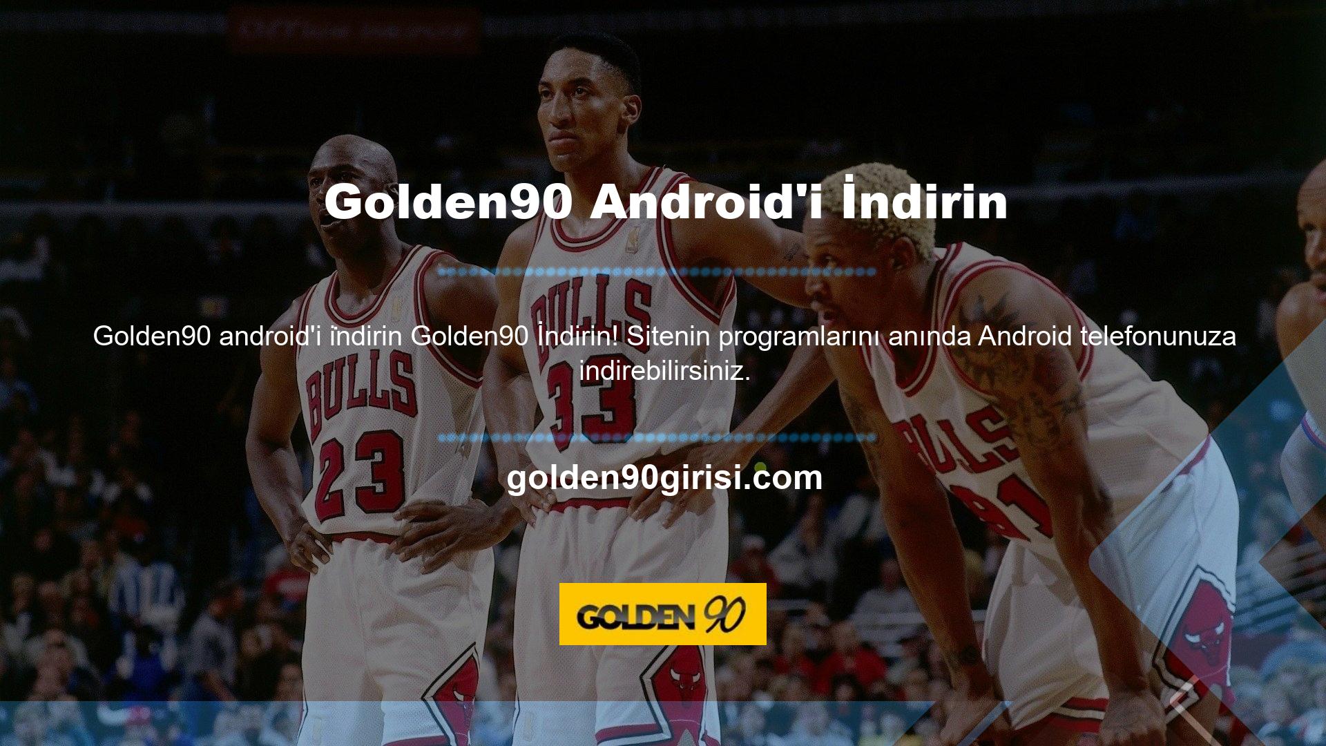 Sistem, iOS uygulamasının yanı sıra açık Android programına sahip Golden90 cep telefonlarına da ücretsiz olarak indirilebiliyor