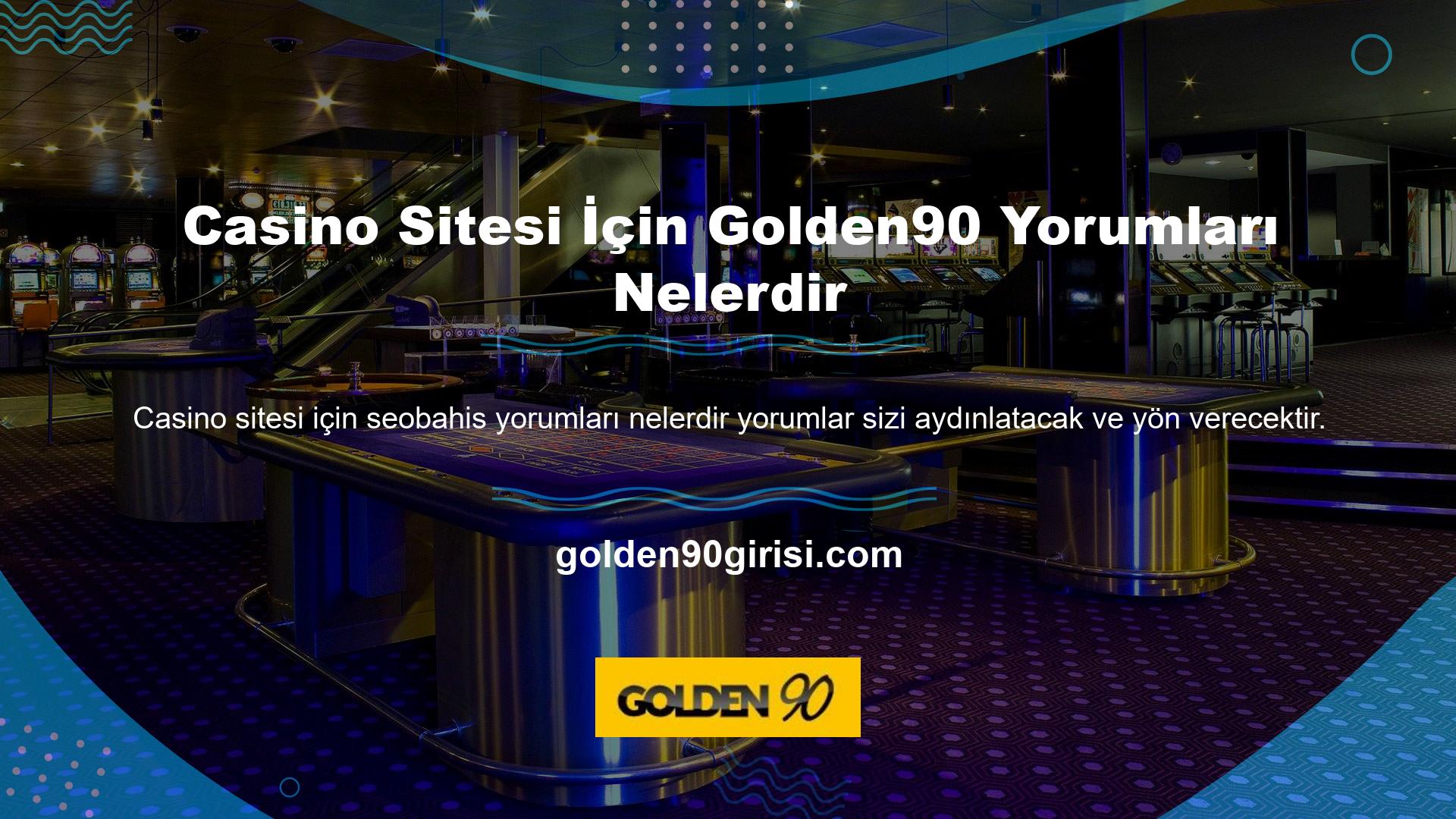 Golden90 nasıl değerlendiriyorsunuz? Casino web sitesi aracılığıyla derece veya deneyim